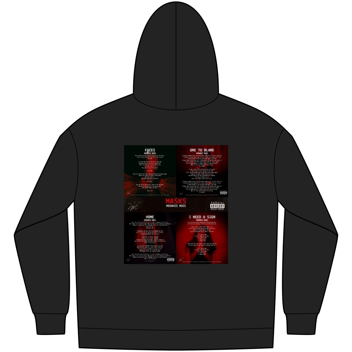 MASKS COLLECTION – Fleece Hoodie